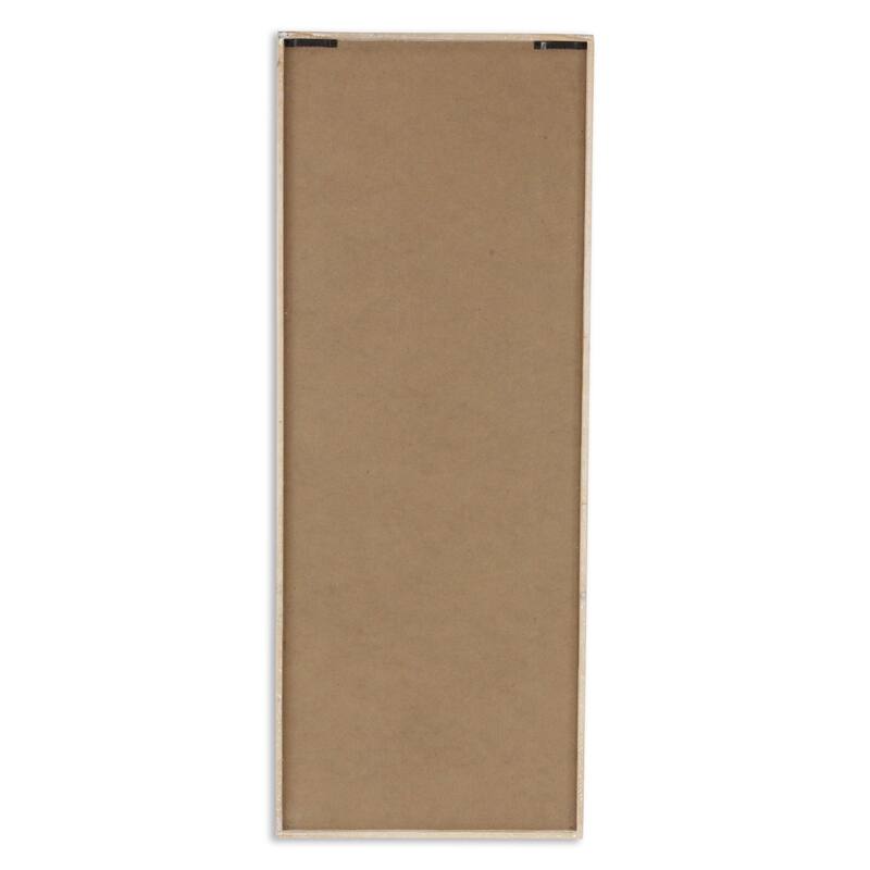 Lyulia Multicolor Wood Vertical Right Flowering Lavender Bouquet Wall Panel