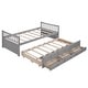 preview thumbnail 12 of 26, Elegant design,Daybed with Trundle and Drawers, Twin Size,Solid Construction
