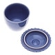 preview thumbnail 5 of 3, Novica Handmade Sunflower In Blue Celadon Ceramic Salsa Bowl