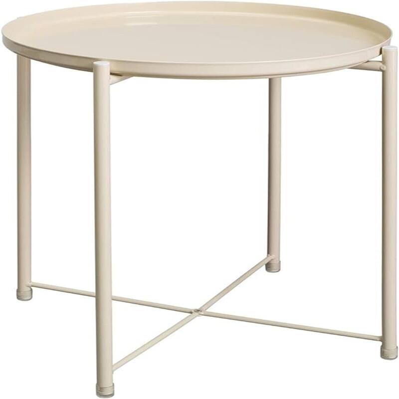 Tray Metal End Table