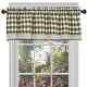 preview thumbnail 4 of 11, Buffalo Check Gingham Kitchen Curtain Valance, 58x14 Inches Green