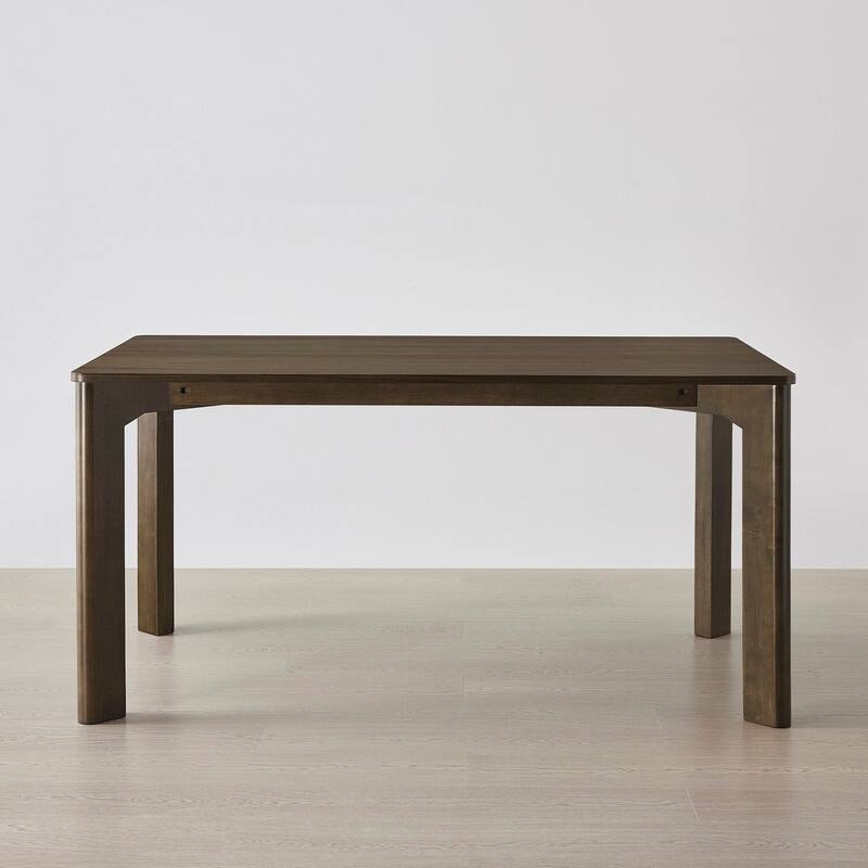 Spruce & Spring 5-Piece Modern Rectangle Dining Table Set with Upholstered Dining Chairs