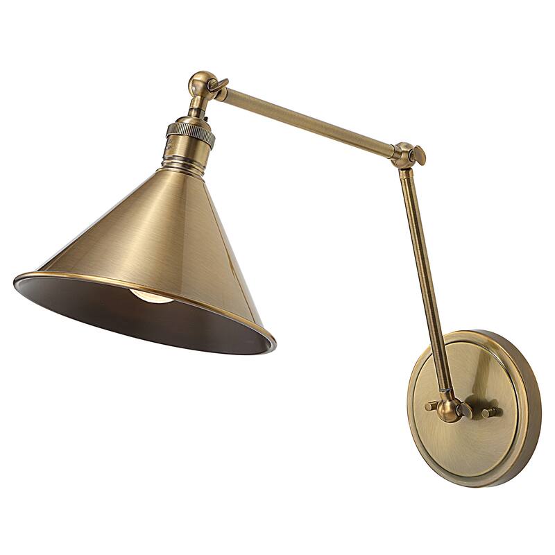Uttermost Exeter 1 Light Adjustable Sconce - 28"H x 8"W x 25"D