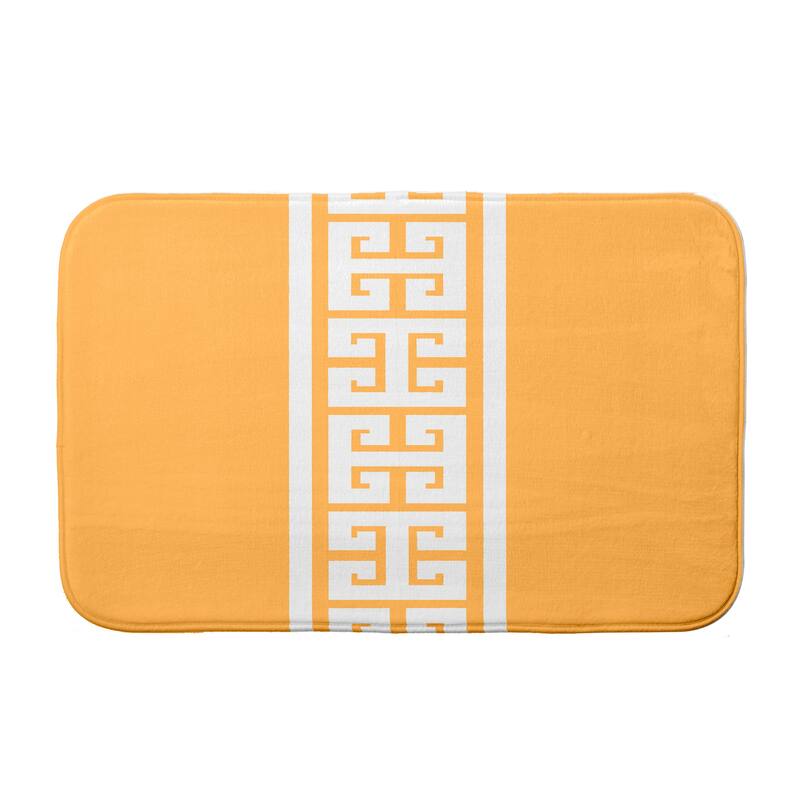 Key Stripe Bath Mat - 17 x 24 - Yellow