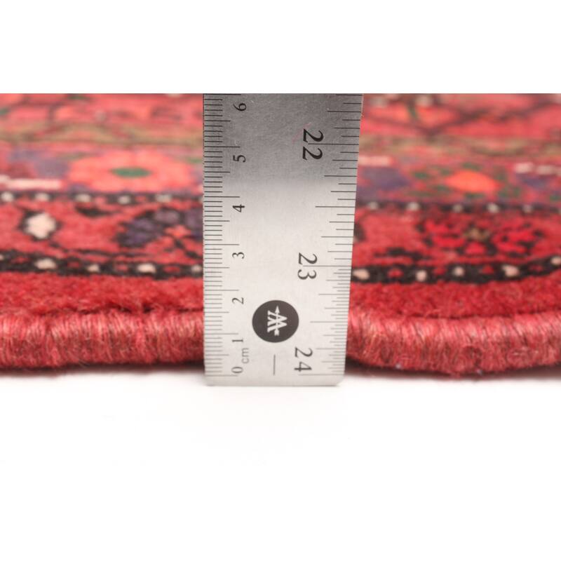 ECARPETGALLERY Hand-knotted Andelz Red Wool Rug - 4'2 x 6'5