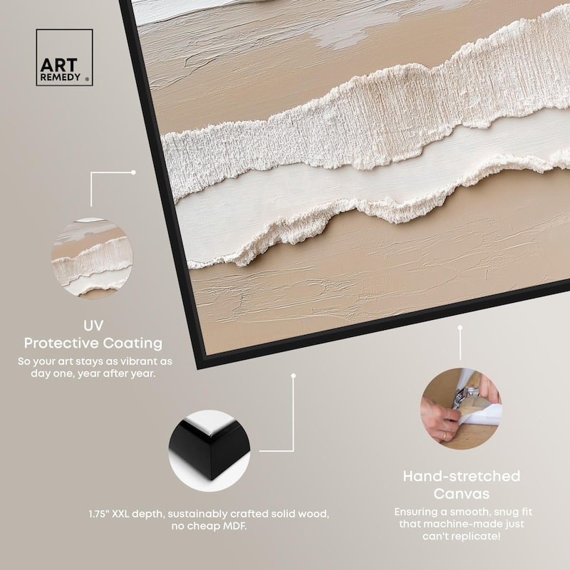 Textured Sea II Canvas by Art Remedy
