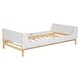 preview thumbnail 28 of 35, Twin Bed with Headboard, Footboard,Built-in Bed-end Book Storage Rack