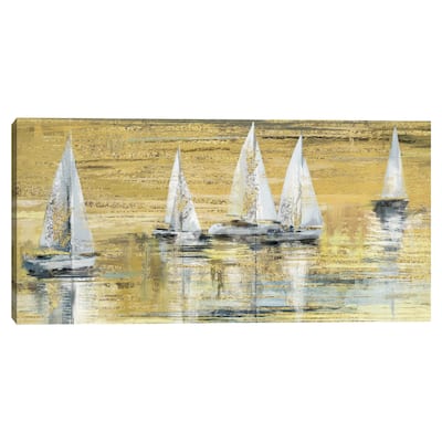 Golden Sail by Studio Arts Canvas Art Print