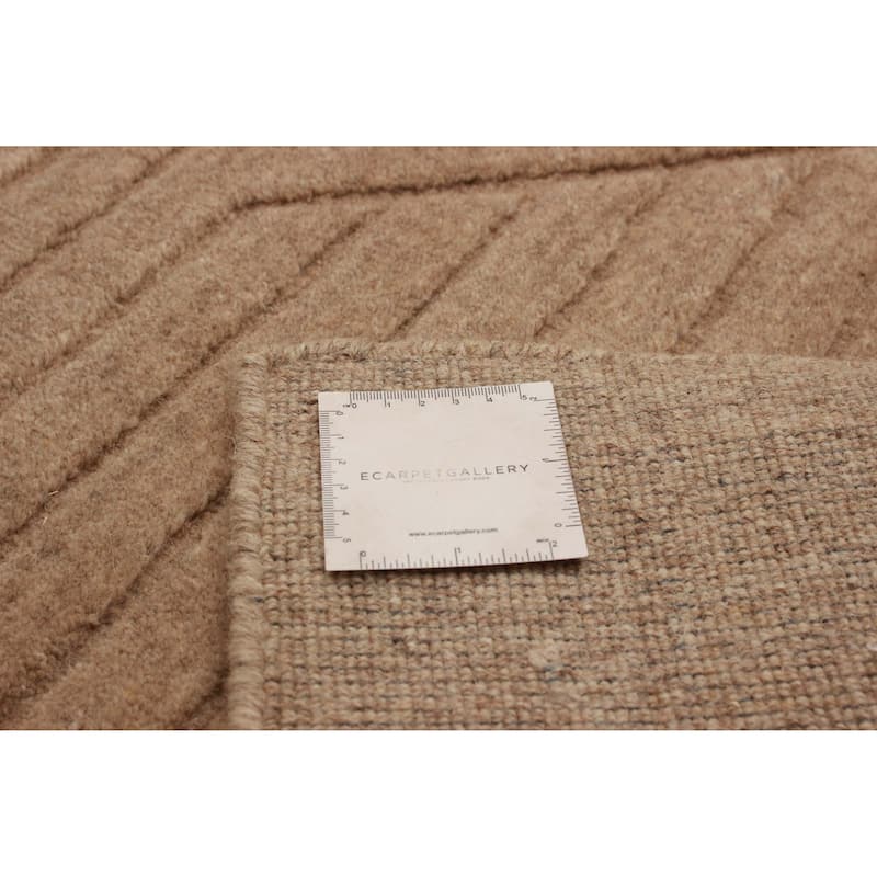 Kashkuli Gabbeh Tan Rug 5'3" x 7'3" - 5'3 x 7'3
