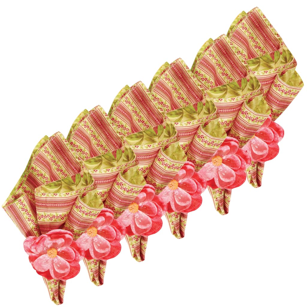 Gabrielle Cotton Reversible Napkin Set of 6 - Set of 6