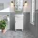 preview thumbnail 2 of 23, 18-inch mini bathroom cabinet with ceramic sink