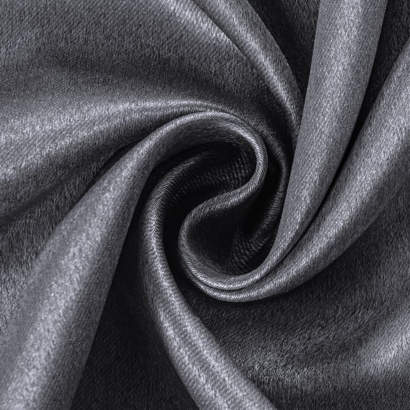 Dainty Home Brookville Metallic Sheen Blackout Grommet Single Panel Extra Wide Curtains