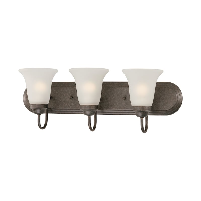 Elk Home Homestead Colonial Bronze With White Glass Sconce