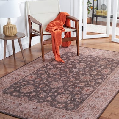 SAFAVIEH Tucson Machine Washable Slip Resistant Lissie Oriental Rug