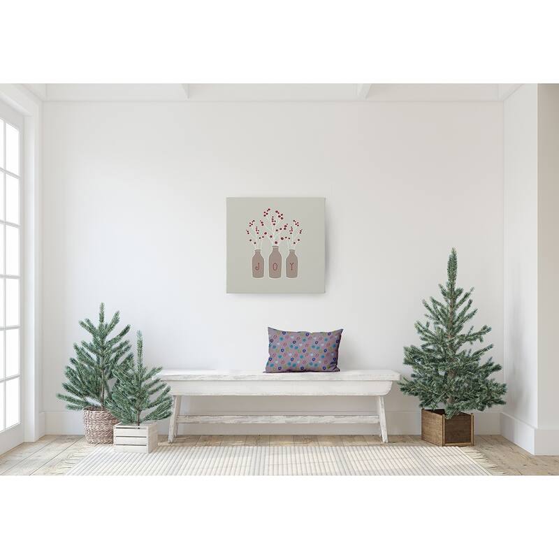 Hanukkah Dreidel Pattern Accent Pillow
