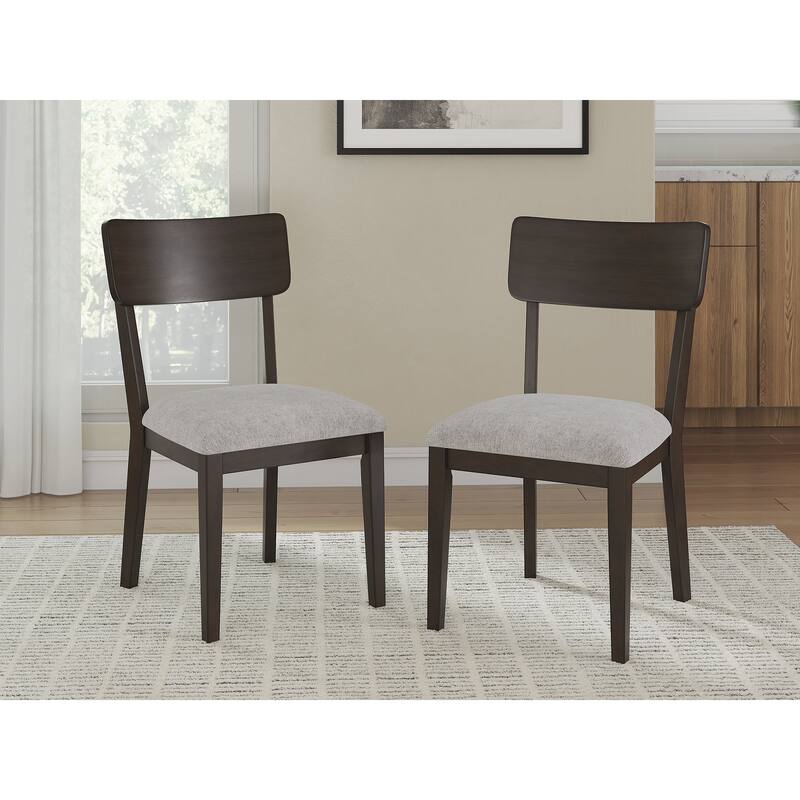 Signature Design by Ashley Favelon Dining Chair (Set of 2) - Dark Brown/White