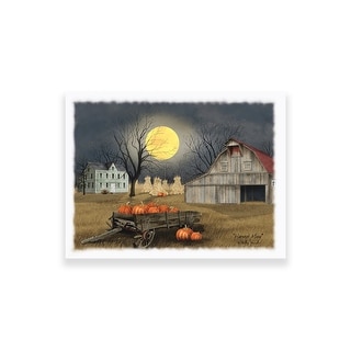 TrendyDecor4U Farmhouse "Harvest Moon" Canvas Wall Art by Billy Jacobs ...