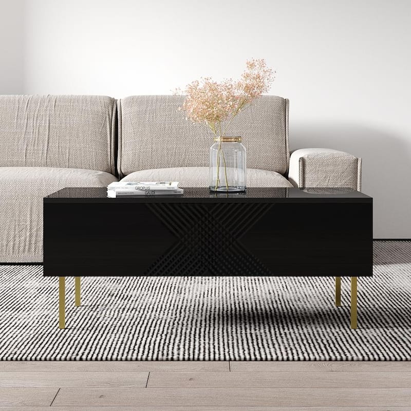 Exito 03 47" Coffee Table - Black