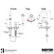 preview thumbnail 10 of 22, Karran Hillwood Single-Handle Pull-Down Sprayer Kitchen Faucet