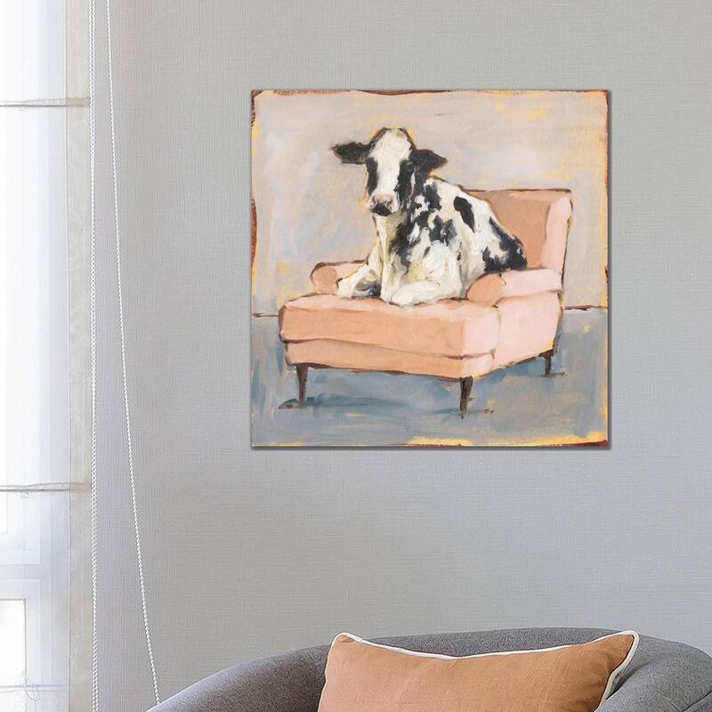 iCanvas "Moo-ving In II" by Ethan Harper Canvas Print - 26x26x1.5