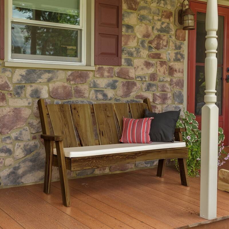 Live Edge Locust Wood 5' Timberland Garden Bench
