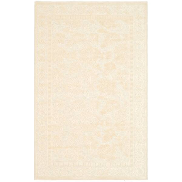 Martha Stewart By Safavieh Handmade Peony Damask Viscose Rug Overstock 7877636 8 X 11 2 Light Brown