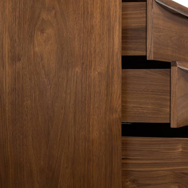 Poly and Bark Cura 63" Dresser in Walnut