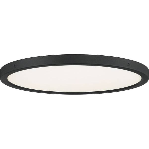 slide 1 of 1, Quoizel Outskirts Ceiling Light in Earth Black