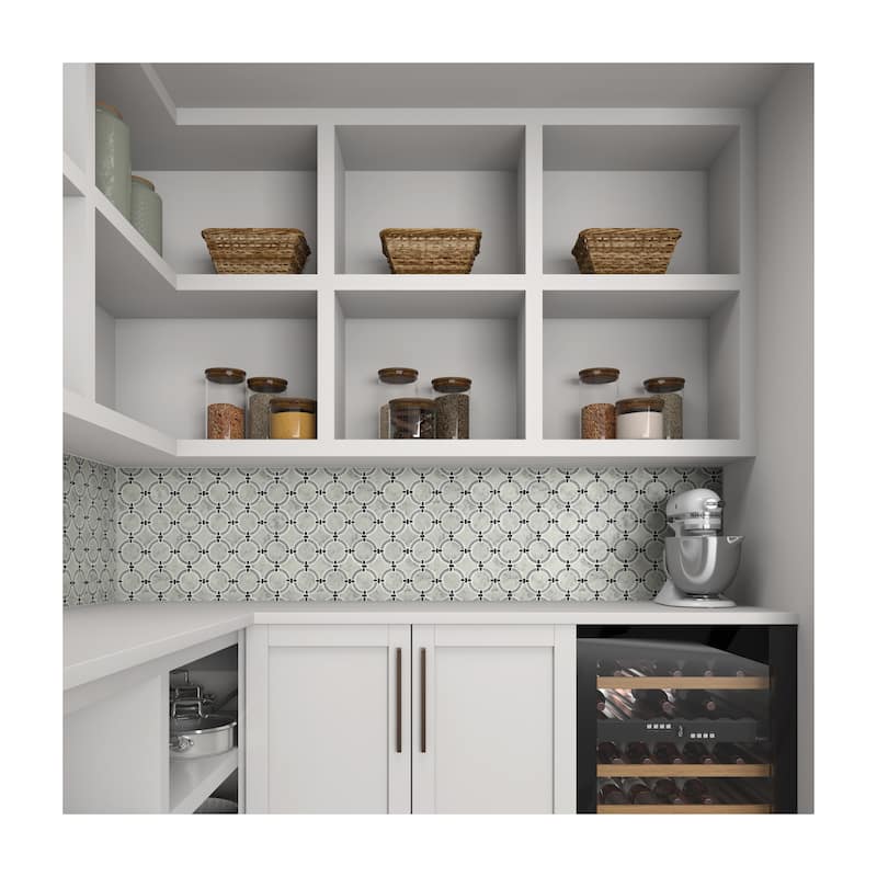 Daltile Raine Linked Ring Honed Natural Stone Mosaic Tile (Set of 10) (9.60 SQFT Per Carton)