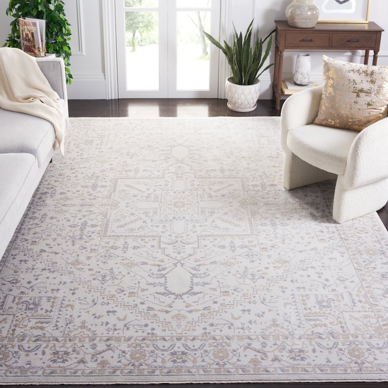 SAFAVIEH Sabrina Nelia Vintage Rug - 5' x 8' - Ivory/Grey