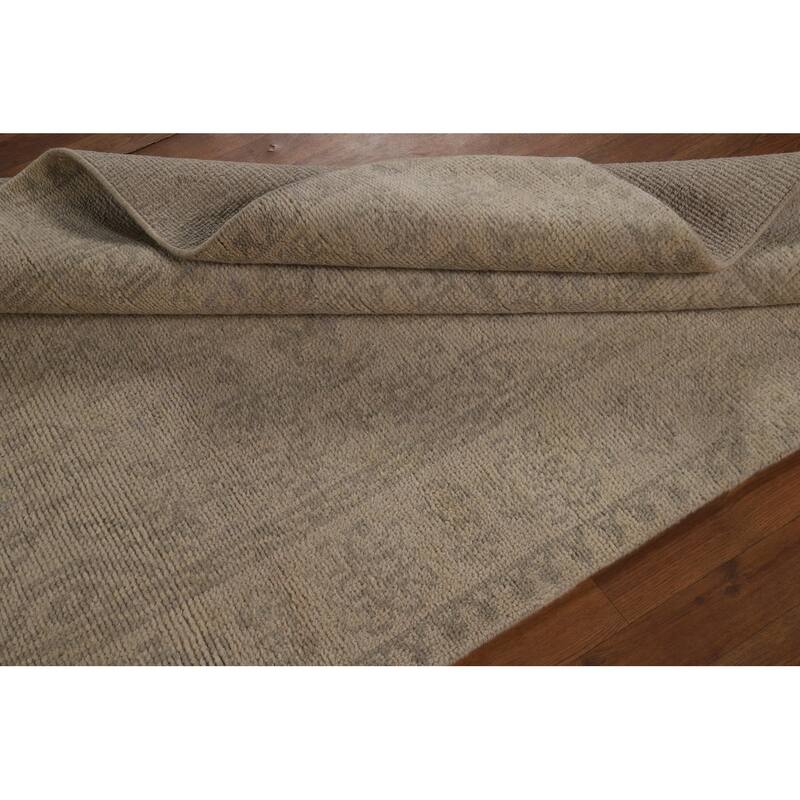 Moroccan Indian Area Rug Hand-Knotted Wool Carpet - 4'9" x 8'1"