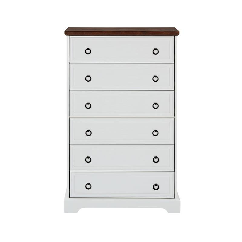 6 Drawer Dresser,Dressers for Bedroom,Tall Chest of Drawers Closet