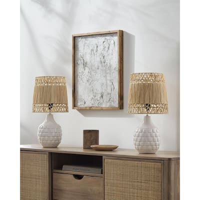 Livabliss Wisterian Bohemian & Eclectic Accent Table Lamp (Set of 2)