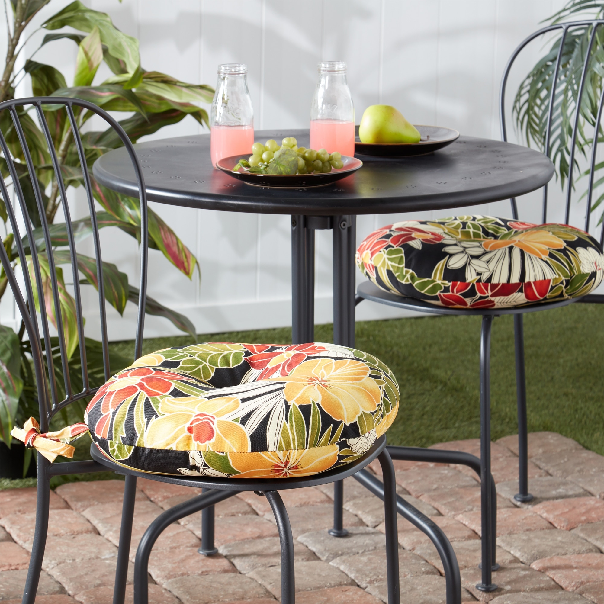 Greendale home fashions round 2025 outdoor bistro chair cushion