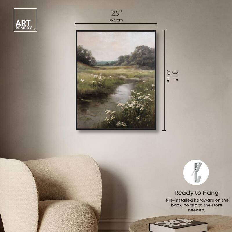 Quiet Waters Canvas by Art Remedy