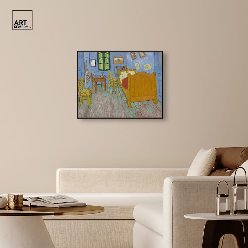 The Bedroom Canvas by Art Remedy