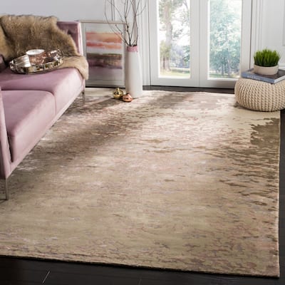 SAFAVIEH Couture Hand-knotted Tibetan Dondu Modern Wool Rug