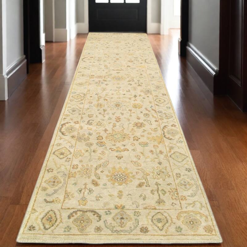 HomeRootsOriental Traditional Rectangle Area Rug - 120.08' X '29.53' X '0.16