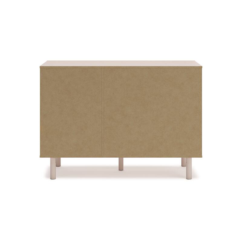 Signature Design by Ashley Wistenpine Beige Dresser and Mirror