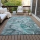 preview thumbnail 42 of 84, Machine Washable Indoor/ Outdoor Abstract Chantille Rug