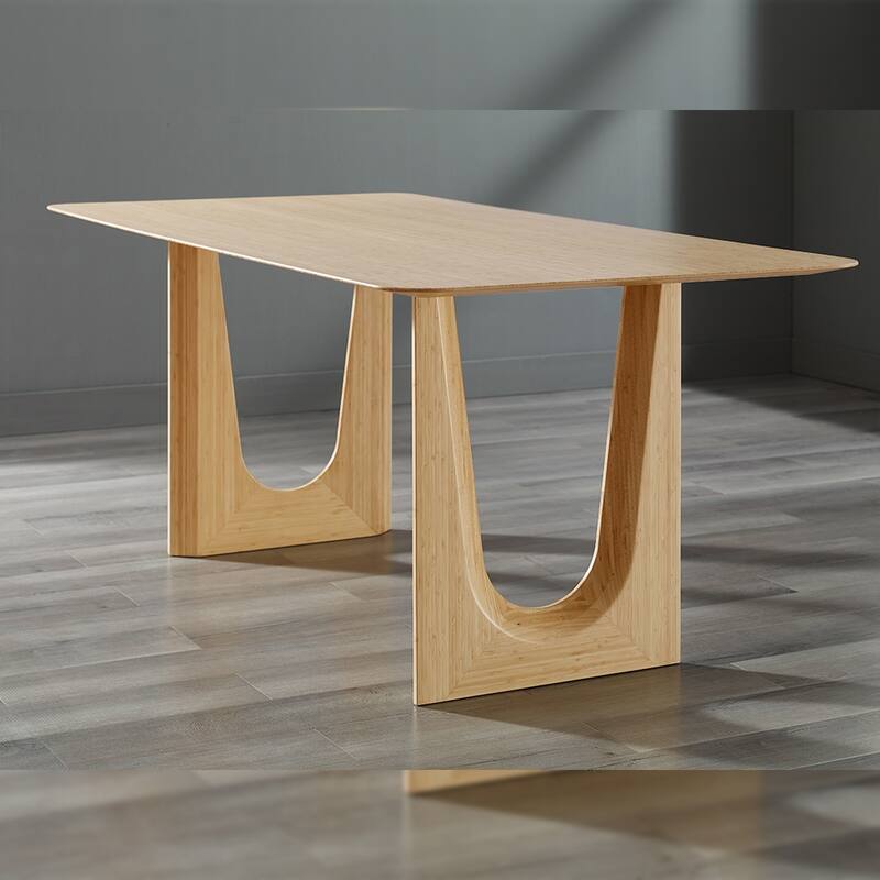 Layla Dining Table, Sand - Brown