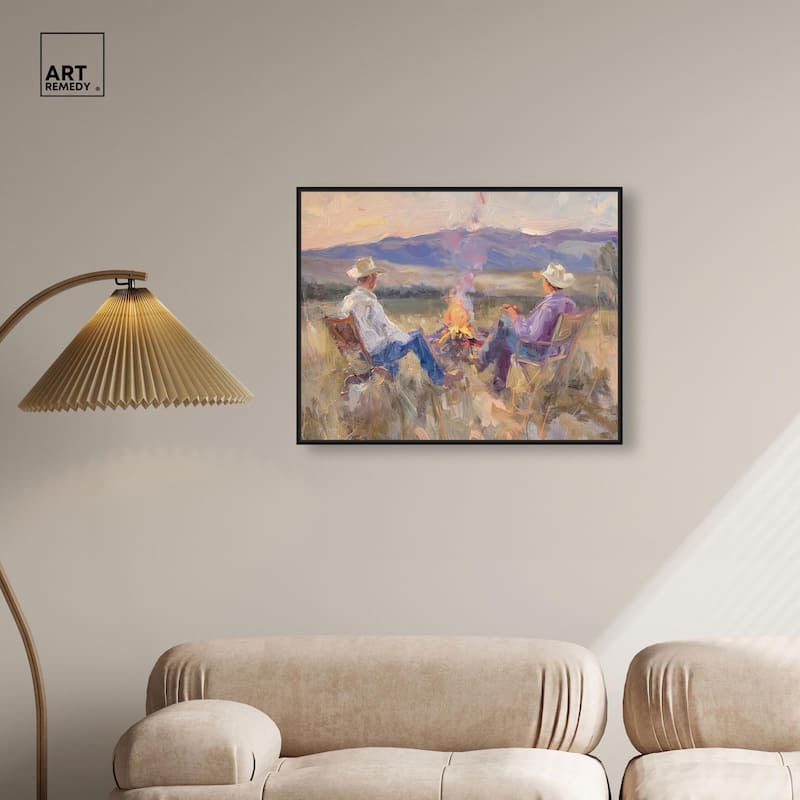 High Plains Camp Canvas by Art Remedy