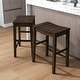 preview thumbnail 1 of 18, Tarala Farmhouse Counter Height Stool (Set of 2) by Furniture of America Dark Oak