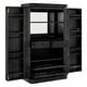 preview thumbnail 25 of 28, NoMad Bar Wine Storage Cabinet with Keys and LED Lights by iNSPIRE Q Classic
