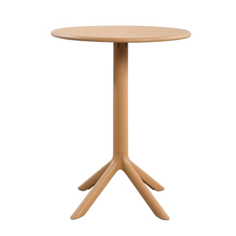 Christopher Knight Home - Eldred Modern 3-Piece Outdoor/Indoor Patio Bistro Set with Dining Chairs & Compact Round Bistro Table