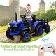 preview thumbnail 31 of 33, Kids Ride on Tractor with Remote Control, 12V Battery Powered Electric Tractor