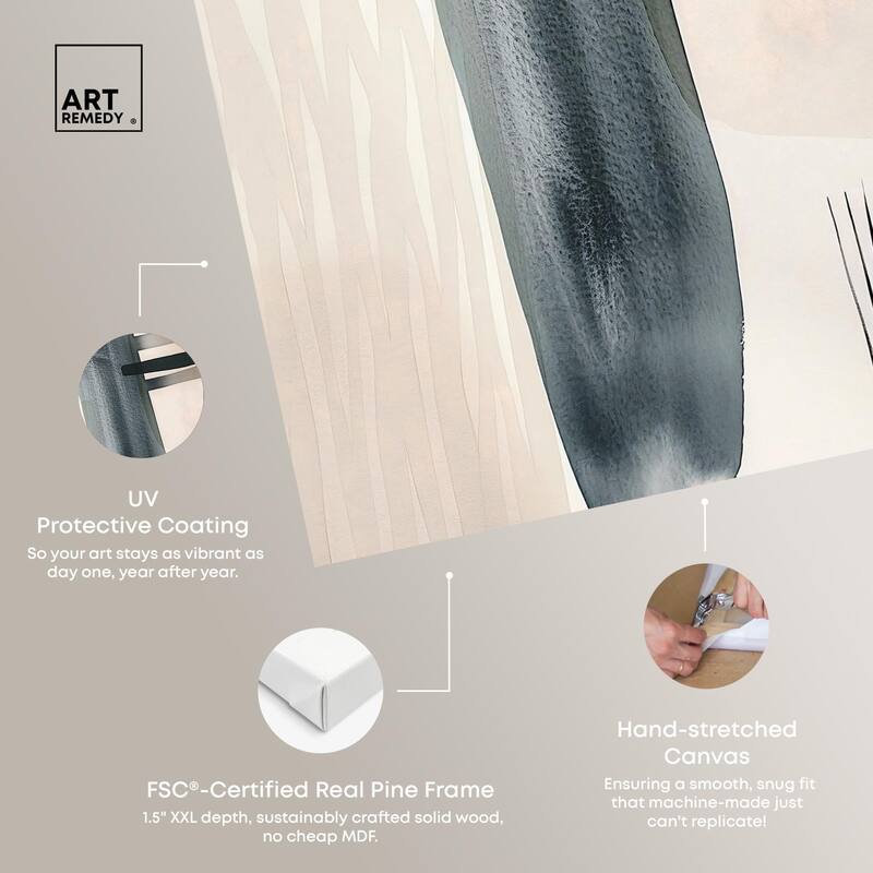 Softened Dimensions Canvas Set of 2 by Art Remedy, Gallery Wrapped