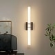 preview thumbnail 8 of 26, Mid-Century Modern LED Wall Sconce Bathroom Vanity Light with 3-CCT Selectable Light