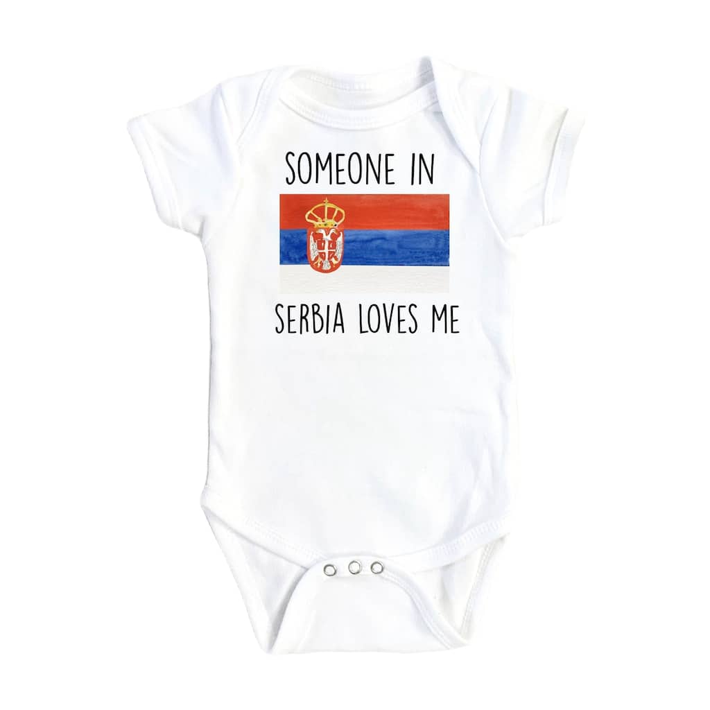 Serbian - Baby Boy Girl Clothes Infant Bodysuit Funny Cute Newborn