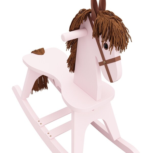 storkcraft wooden rocking horse